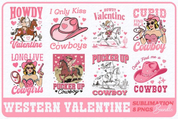 Download Western Valentine Sublimation Bundle PNG - Premium Resources