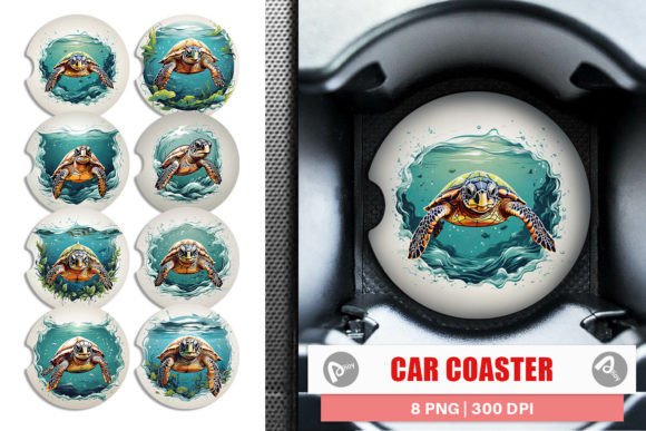 Download Car Coaster Turtle Swimming - Swimming Collection