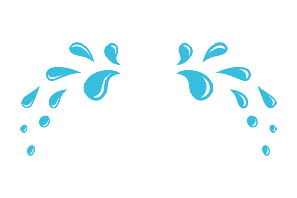 Download Water Drops. Aqua Splash. Falling Cartoo - Water Collection