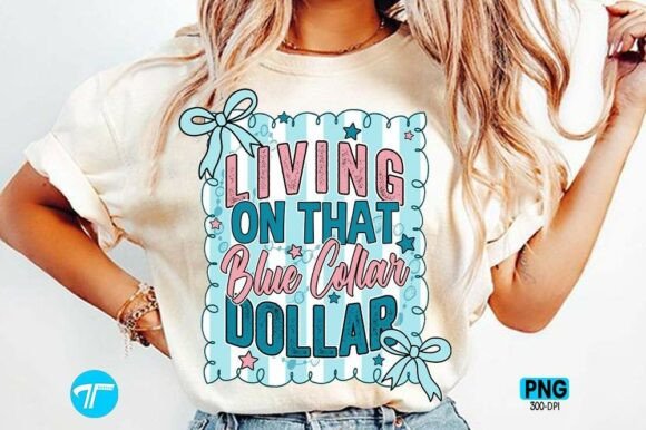 Download Preppy Blue Collar Dollar Western Png - Premium Resources