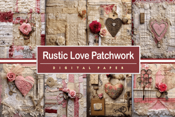 Download Rustic Valentine Patchwork - Rustic valentine Collection