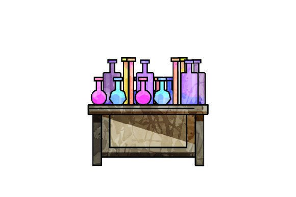 Download Dr. Mad Scientist's Steampunk Laboratory Equipment - Watercolor - Water Collection