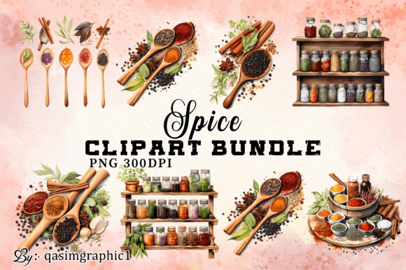 Download Watercolor Herbs and Spices Clipart PNG - Water Collection